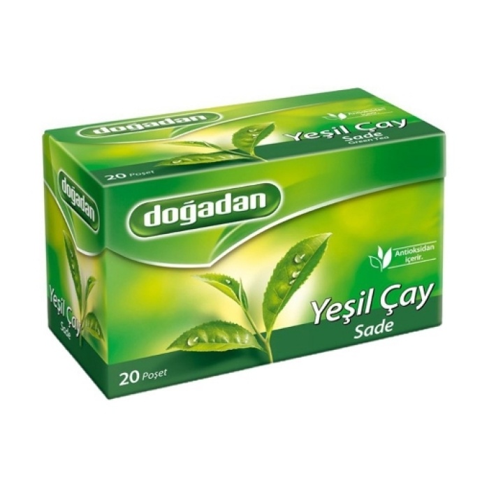 Doğadan Yeşil Çay Sade 35 Gr. (Bitki Çayı) (12li)