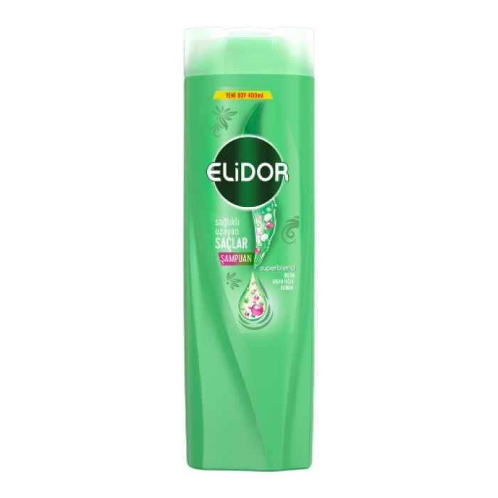 Elidor Şampuan 400 ml. Sağlıklı Uzayan Saçlar (4lü)