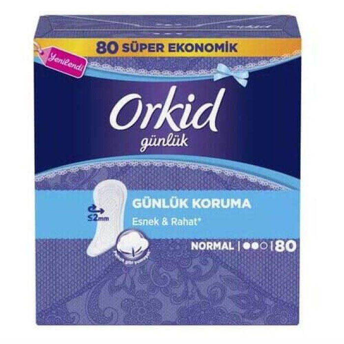 Orkid Günlük Ped Süper Eko Normal 80li