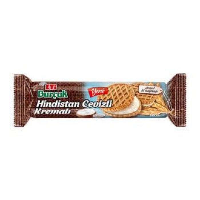 Eti Burçak Hindistancevizli Bisküvi 100 Gr. (24lü)
