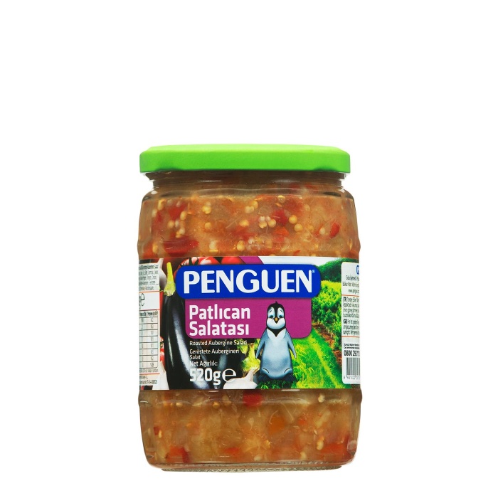 Penguen Közlenmiş Patlıcan Salatası 520 Gr. (6lı)