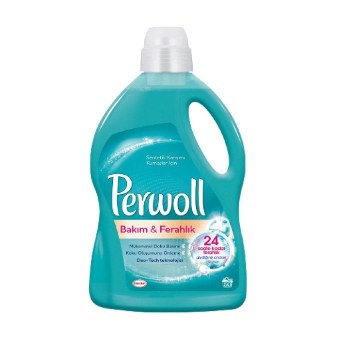 Perwoll Sıvı Çamaşır Deterjanı 2,97 Lt. Bakım & Ferahlık 50 W (4lü)