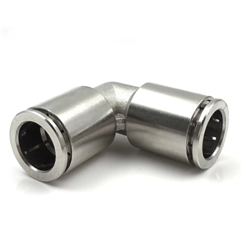 Metal Dirsek Bağlantı Pnömatik Nikel Kaplı Rekor Fitting