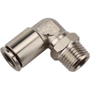 Metal Döner Dirsek Pnömatik Fitting Nikel Kaplı Rekor