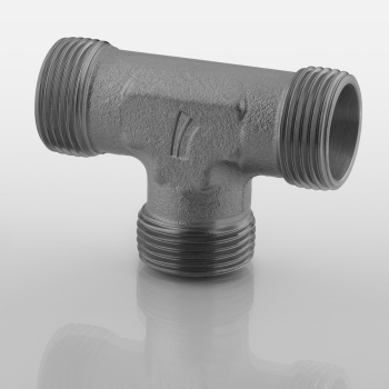 Metrik TE Bağlantı Çinko Nikel Kaplı Hidrolik Bağlantı Fitting