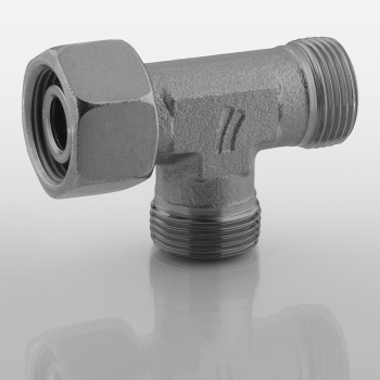 Metrik TE Bağlantı Çinko Nikel Kaplı Hidrolik Bağlantı Fitting XVELO NW