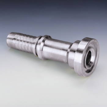 Flanşlı Hortum Rakoru Çinko Nikel Kaplı Hidrolik Bağlantı Rekoru Presli Fitting PN SF