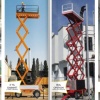 Çalışma Platformu MANLIFT Şantiye Tipi Kablolu Makaslı Platform