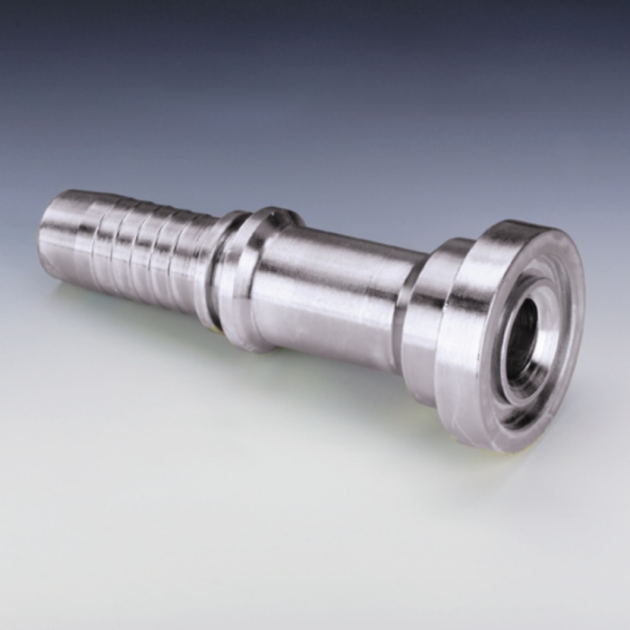 Flanşlı Hortum Rakoru Çinko Nikel Kaplı Hidrolik Bağlantı Rekoru Presli Fitting PN SF