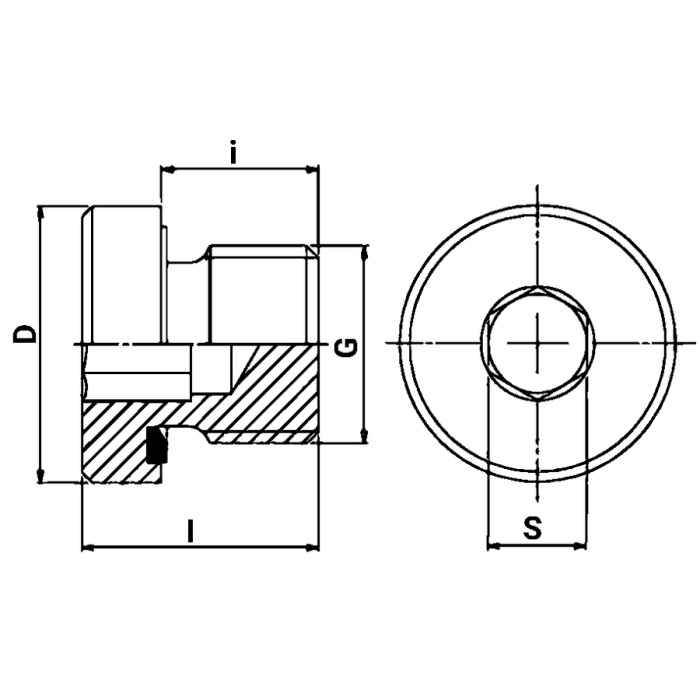 BSP PFX Alyanbaşlı Çelik Körtapa VHR 90 Hidrolik Fitting Bağlantı
