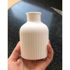 İskandinav Tasarım Dekoratif Vazo Pastel Tonları - Beyaz