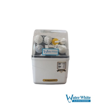 Water White 6 Aşamalı NSF Sertifikalı RO Sistem Class Şeffaf Beyaz Kasa Su Arıtma Cihazı