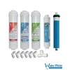 Water White Quick Connect 5’li Su Arıtma Filtresi Seti