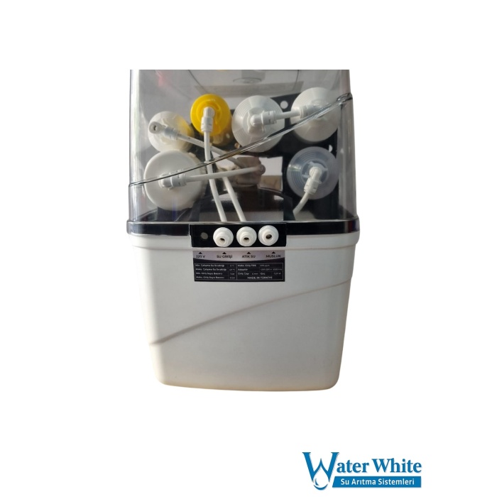 Water White 6 Aşamalı NSF Sertifikalı RO Sistem Class Şeffaf Beyaz Kasa Su Arıtma Cihazı