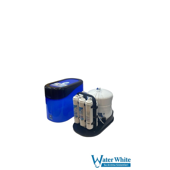 Water White 5 Aşamalı 12 Litre Tanklı Mavi Su Arıtma Cihazı