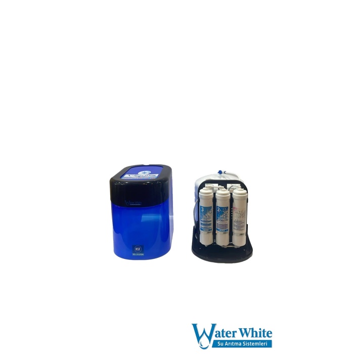 Water White 5 Aşamalı 12 Litre Tanklı Mavi Su Arıtma Cihazı