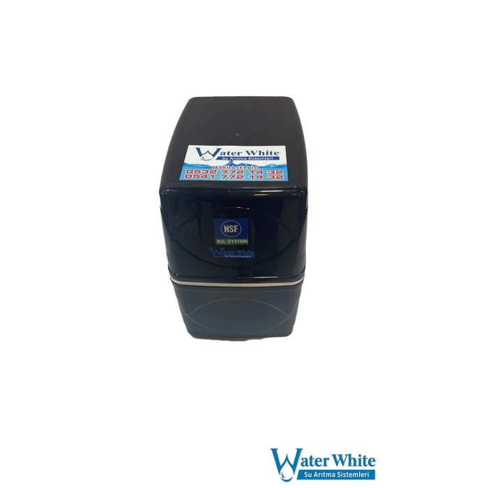 Water White 6 Aşamalı NSF Sertifikalı RO Sistem Siyah Su Arıtma Cihazı