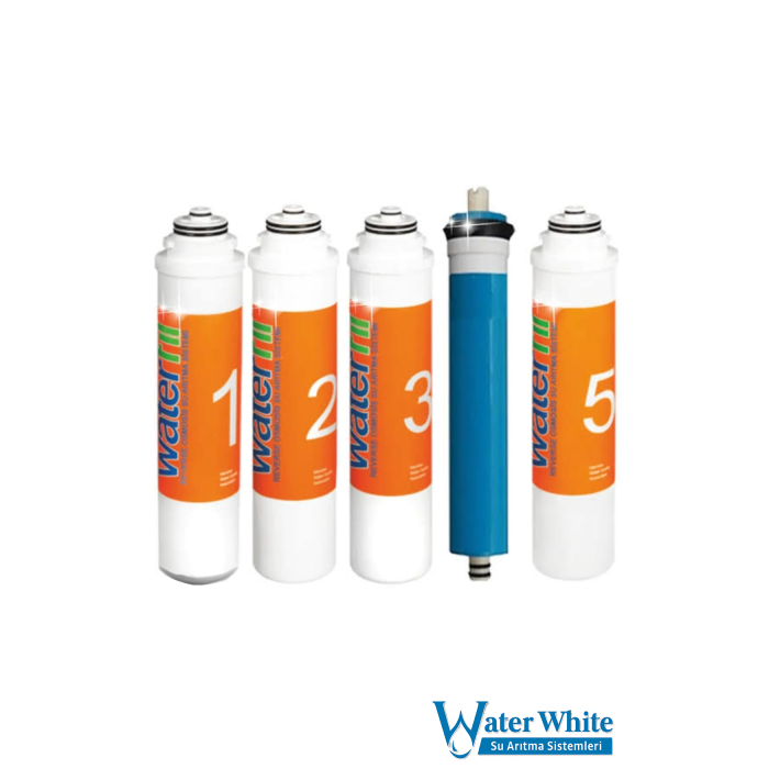 Water White Waterlife 5’li Su Arıtma Filtresi Seti
