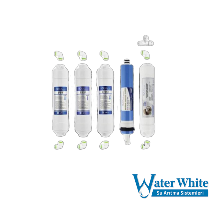 Water White 5’li Su Arıtma Filtresi Seti