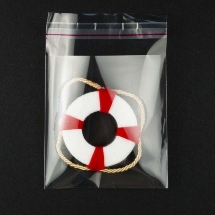 13x25 Bantlı Torba Şeffaf Poşet