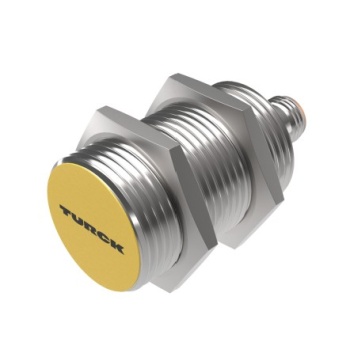 BI15-M30-AP6X-H1141  -  M30 göve 62mm uzunluk, algılama 15 mm Düz kafa  3 telli, NA kontak, PNP M12 Soketli