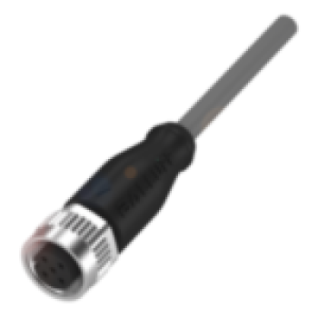 BCC0AN9  -  Kablo M12 5Pin 10Metre Düz Dişi  -40...105 °C  IP67, IP68, IP69K