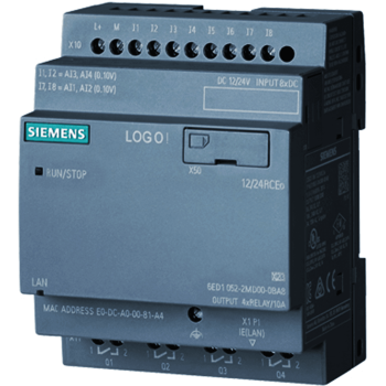 6ED1055-1CB10-0BA2  -  LOGO! DM16 24 24V/24V/24V 8DI/8DO