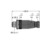 BS8141-0  -  Düz Erkek 4 Pin Soket (69010)
