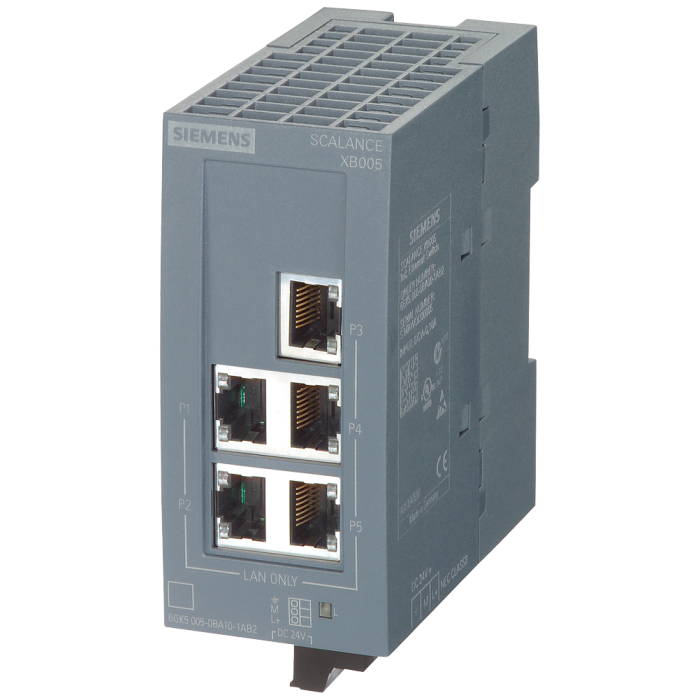SCALANCE XB005 5XRJ45 PORT SWITCH