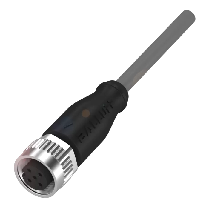 BCC0AT5  -  Kablo M12 5Pin 5Metre Düz Dişi  -40...105 °C  IP67, IP68, IP69K