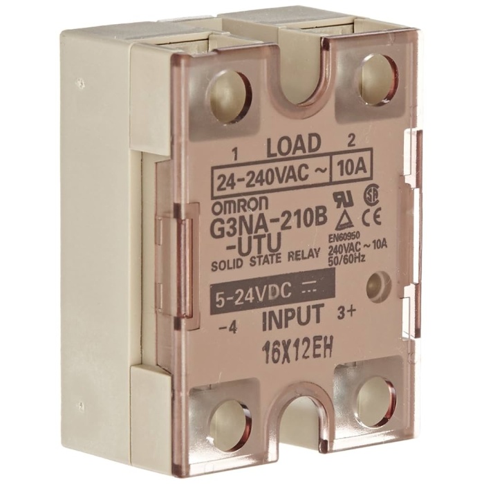 G3NA-210B-UTU  -  Solid state röle, yüzey montajlı, tek faz, 10 A, maks. 264 VAC