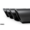 IND F8X M2C / M3 / M4 Matte Black Coated Exhaust Tip Set