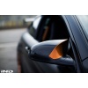 BMW M Performance F8X M2C / M3 / M4 Carbon Mirror Cap Set + Acid Orange Accent