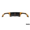 BMW M Performance F8X M3 / M4 Carbon Diffuser + Acid Orange Accents