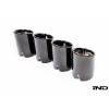 BMW M Performance F8X M2 / M3 / M4 Black Chrome Exhaust Tip Set - Slant Cut