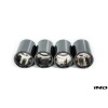 BMW M Performance F87 M2 Black Chrome Exhaust Tip Set - Straight Cut