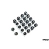 BBS M14x1.25 Locking Wheel Bolt Set - Black Chrome