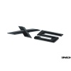 IND E70 X5 Gloss Black Painted Trunk Emblem