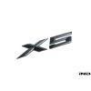 IND E70 X5 Gloss Black Painted Trunk Emblem