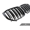 AutoTecknic G05 X5 Pre-LCI Dual-Slat Front Grille - Gloss Black