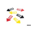 IND Directional Tow Hook Location Decal Set