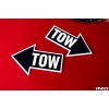 IND Directional Tow Hook Location Decal Set
