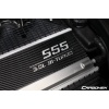 Carbonex F8X (S55) Carbon Charge Cooler Cover - Engraved
