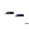 BMW M Fender Emblem Set - Gloss Black