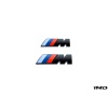 BMW M Fender Emblem Set - Gloss Black