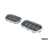 BMW F39 X2 Burnished Aluminum Front Grille Set - Mesh