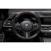 BMW M Performance G-Chassis Steering Wheel - Red Stripe + Silver Grey Stitching
