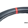 BMW M Performance G-Chassis Steering Wheel - Red Stripe + Silver Grey Stitching