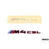 BMW G82 M4 CSL Trunk Emblem
