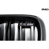 IND F85 X5M Carbon Front Grille Set